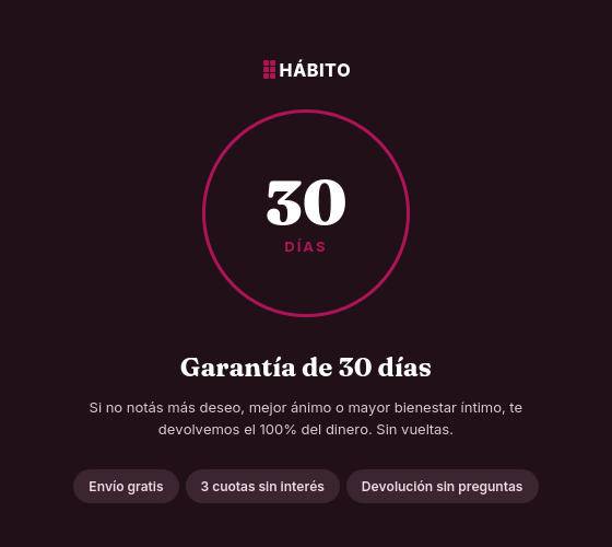 Gomitas HÁBITO para Mujeres en Menopausia x30 - Recupera tu humedad en 30 días