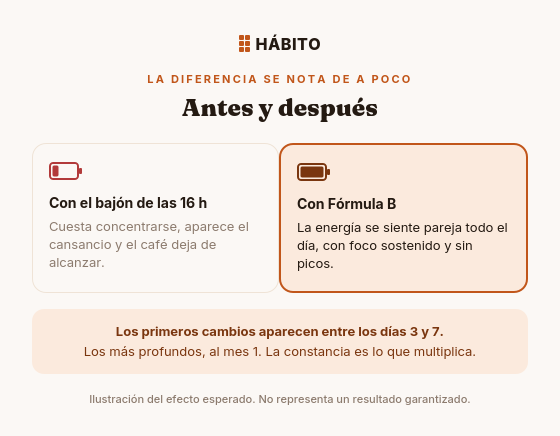Fórmula B | Energía y Enfoque | 60 ml